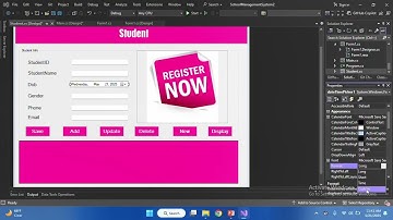 School Management System Main Form | Student Form | C#