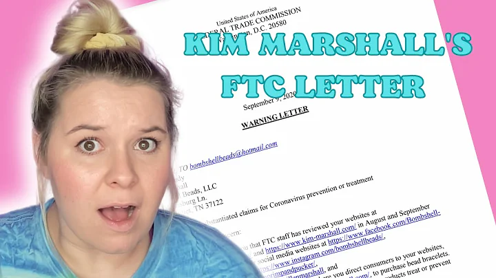 MEMBERS ONLY reading through an FTC letter!!