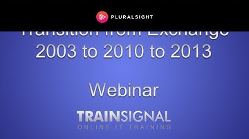 Transitioning to Exchange 2013