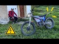 Jenvoie du diot en moto trial lectrique electric motion escape 2023