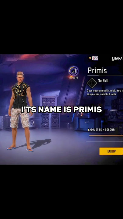 Primis character old name #freefire #tstgaming  old free fire vs new free fire #newcharacter