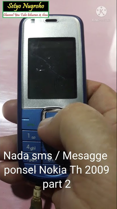 NOKIA 2009 SOUND MESAGGE / SUARA SMS HP JADOEL 2