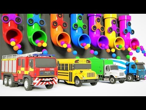 camion-tracteur-pour-enfants-voiture-apprendre-les-couleurs-train