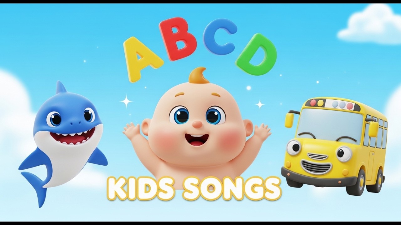 Fun Kids Songs 🎵 | Wheels on the Bus, ABC Song & Baby Shark | Boing Baby