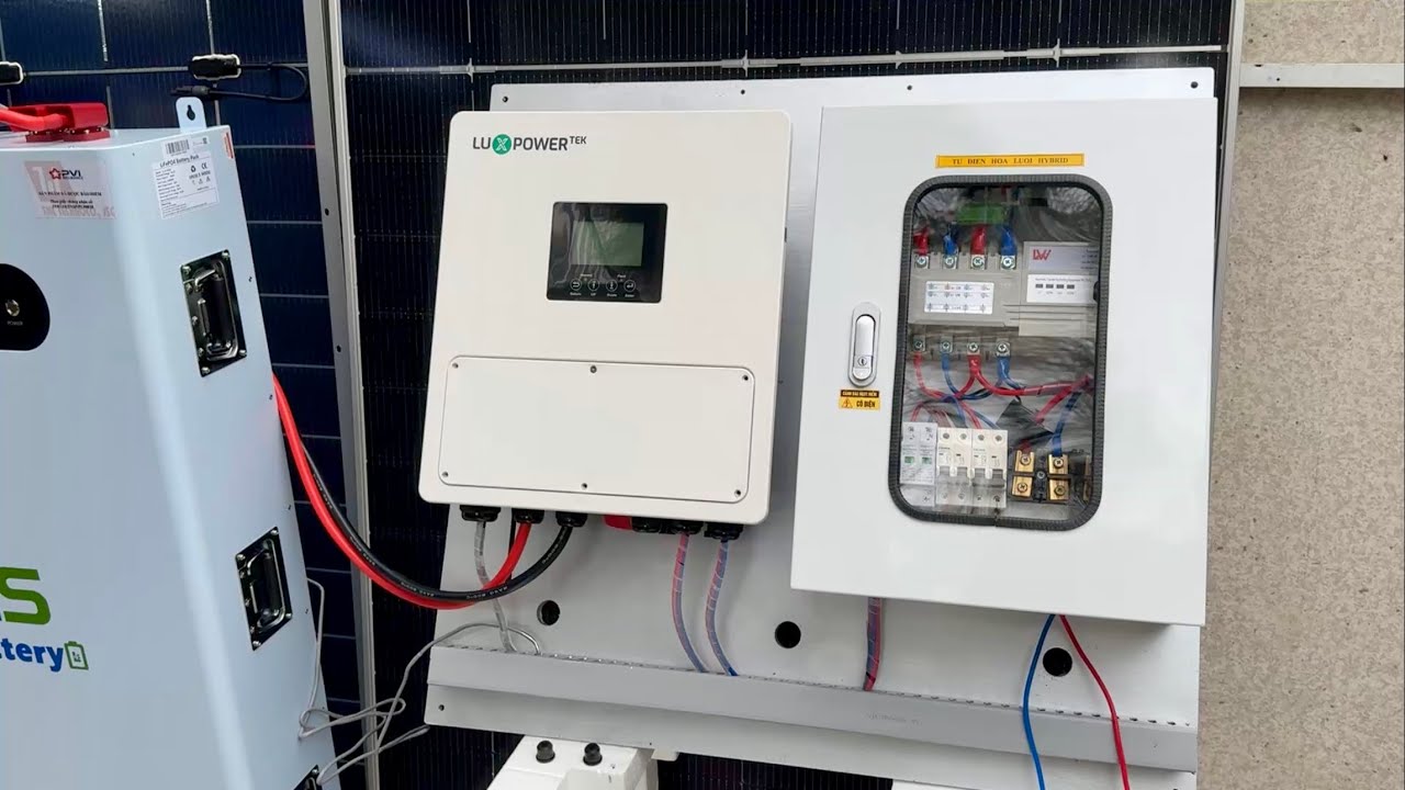 Biến tần LUXPOWER SNA PRO 6.5kw test full tải khói bay nghi ngút !