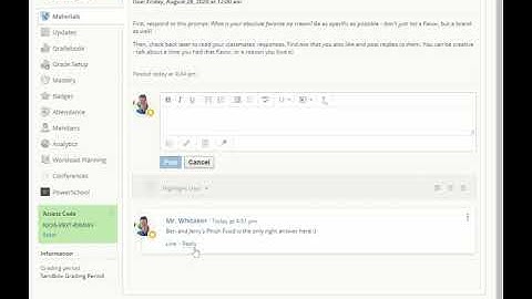How to Post to a Discussion Board in Schoology