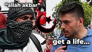 WATCH What Happens When Host asks Muslim Protester If He Has A Job!