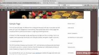 Twenty Twelve WordPress New Theme Quick Look