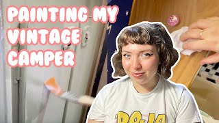 A Day In The Life of Renovating my Vintage Camper