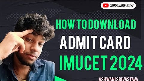 HOW TO DOWNLOAD ADMIT CARD| IMUCET 2024| MERCHANT NAVY| #merchantnavy #imucet