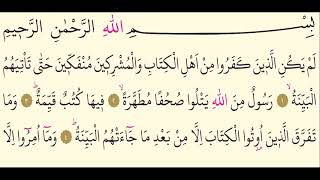 98- Beyyineh Suresi Abdulbasit Abdussamed- Arapça Yed-I Beyza