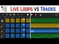 How to use Live Loops and Tracks view in GarageBand iOS? (iPad/iPhone)