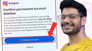 Instagram account delete kaise kare permanently | How to Delete Insta account permanently 2026
