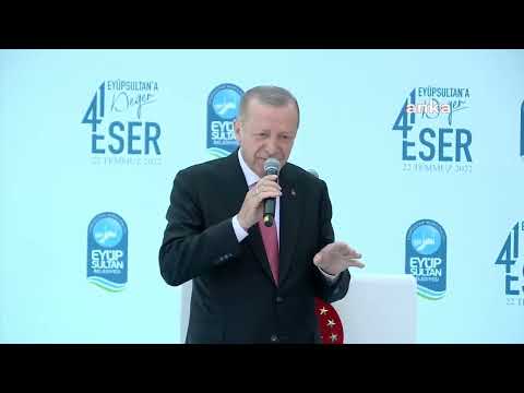 Cumhurbaşkanı Erdoğan, İstanbul'da; 41 Ayda 41 Eser Toplu Açılış Töreni'nde Konuşuyor | 22.07.2022