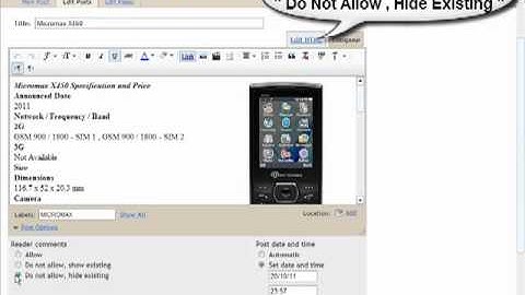 How to Block or Restrict Comments in Certain posts in Your Blogger Blog.?