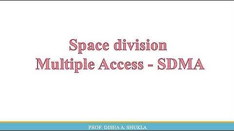 Space Division Multiple Access