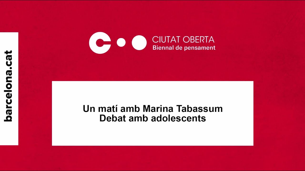 barcelona catalonia plaza hotel Biennal de Pensament - Un matí amb Marina Tabassum