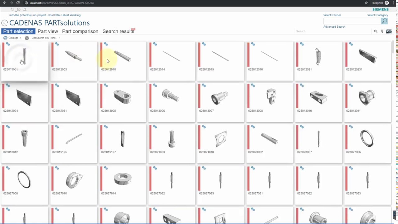 PARTsolutions integration in Teamcenter Active Workspace