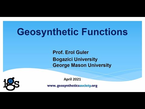 Geosynthetic Functions - IGS University Online Lecture Series