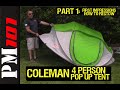 Coleman 4-Person Pop Up Tent Part 1: First Impressions/Restow - Preparedmind101