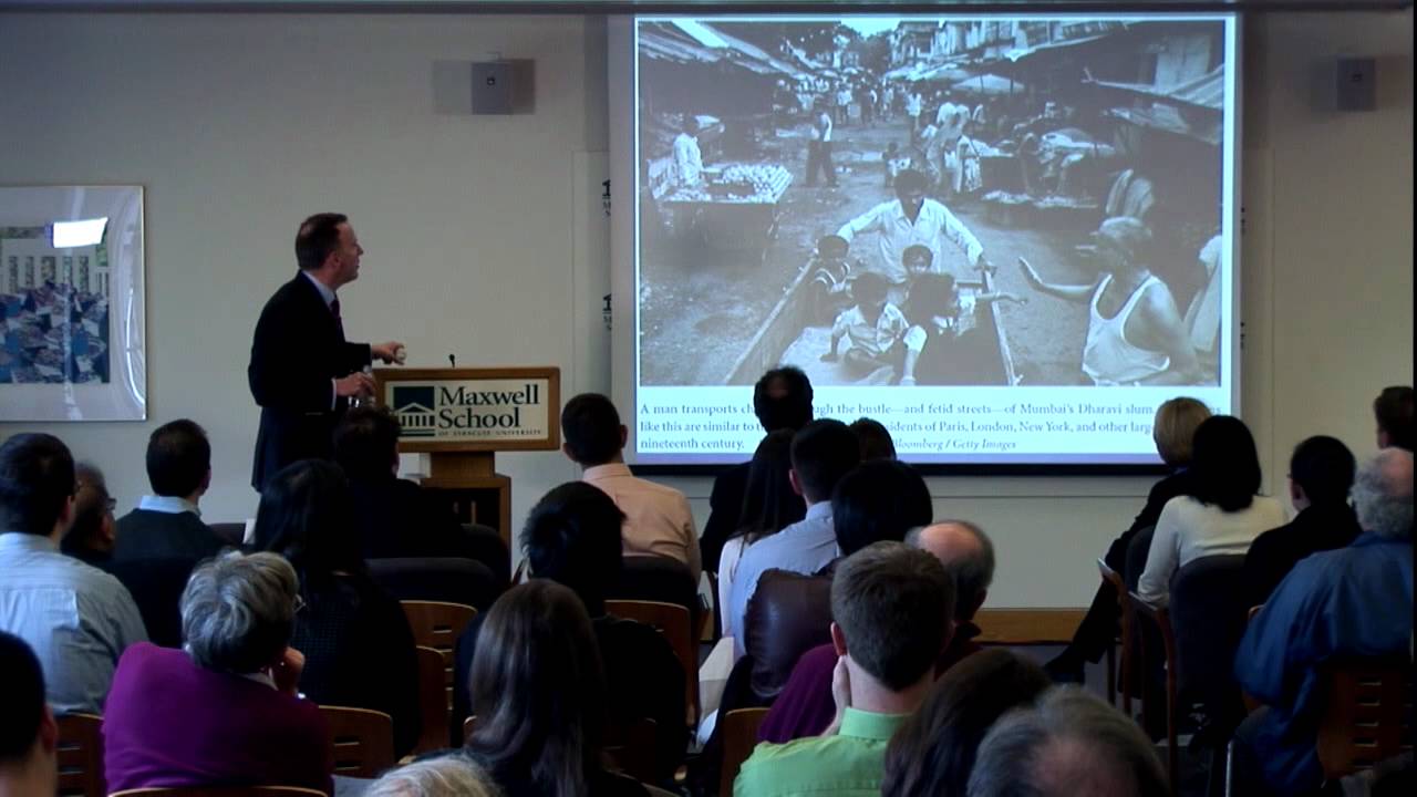 Andrew F. Smith Lecture in International Economics and Development - YouTube Maxwell School of Syracuse University
