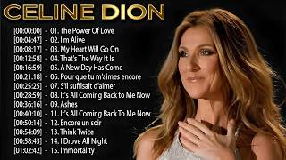 Celine Dion Greatest Hits Playlist 2025 - Best Songs Of Celine Dion - Best Love Songs Of Celine Dion