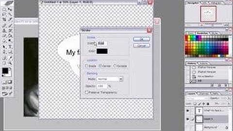 Photoshop speech bubble tutorial