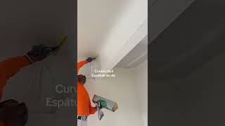 Curvas en drywall fácil #drywalltools #works #drywall #construction #home