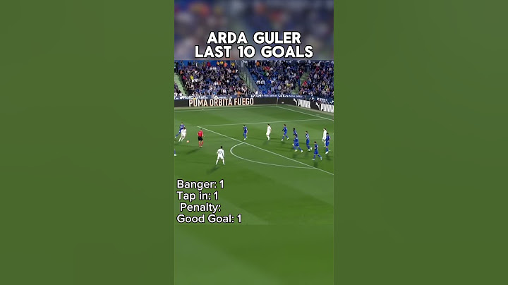 Arda Guler last 10 goals #ardagüler #football #soccer #footballedit