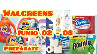 Walgreens 🔥OFERTAS DE JUNIO 02-08 🔥🔥prepárate