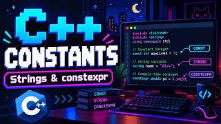 C++ const vs constexpr | Constants, Literals & Strings (Lesson 5)