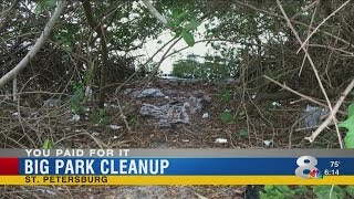 You Paid For It: Neighbors spearhead cleanup of St. Pete homeless park ignored by city