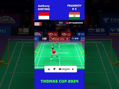 Anthony GINTING Vs PRANNOY H S [ Thomas Cup 2024]