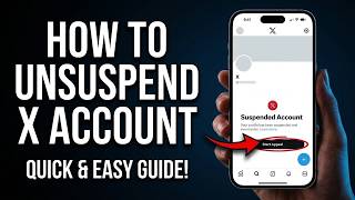 How to Unsuspend Your X Account (Step-by-Step Appeal Guide)