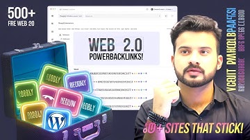 Rank #1 with 500+ Web 2.0 Backlinks (High DA 90+ & Instant Indexing)