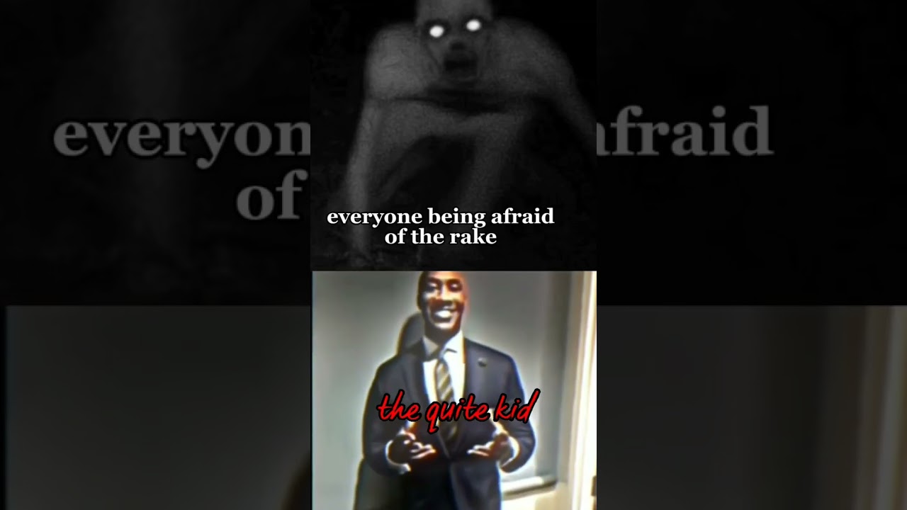 the rake is scary but.... | #shorts  #memes  #creepy  #scary  #funny