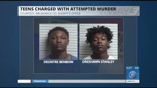 Three Brunswick County men charged with attempted murder