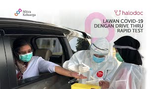 RAPID TEST ANTIGEN DRIVE THRU, sakitkah? gimana rasanya?