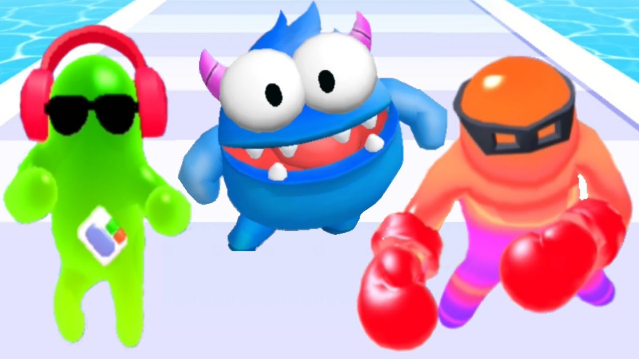 JOIN BLOB CLASH 3D vs GIANT BLOB vs JELLY RUNNER 3D - YouTube