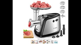 Aobosi 1200w Electric Meat Grinder.  AAOBOSI 3IN1 Meat Mincer & Sausage Stuffer Review