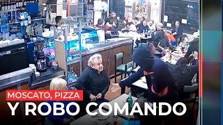 Golpe comando en una pizzería en Boedo - MOSCATO, PIZZA Y ROBO