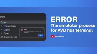 Fix The emulator process for AVD has terminal in Linux