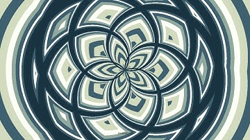 Processing art drawing | Asymmetrical rose pattern 2/2 (Generative art, Creative coding)