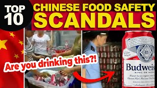 10 CHINESE FOOD SCANDALS THAT YOU WON'T BELIEVE IN 2023! #gutter oil #fake Budweiser beer