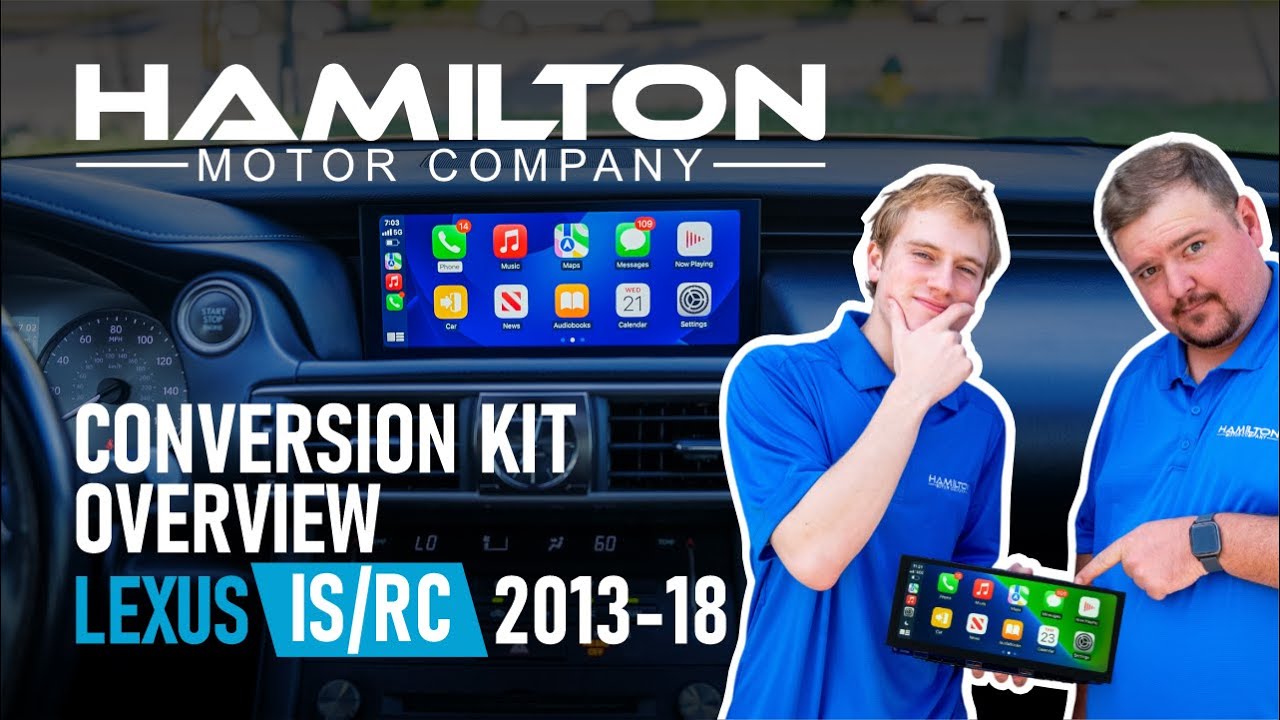 2013-2018 Lexus IS/RC Conversion Kit | CarPlay Overview - YouTube