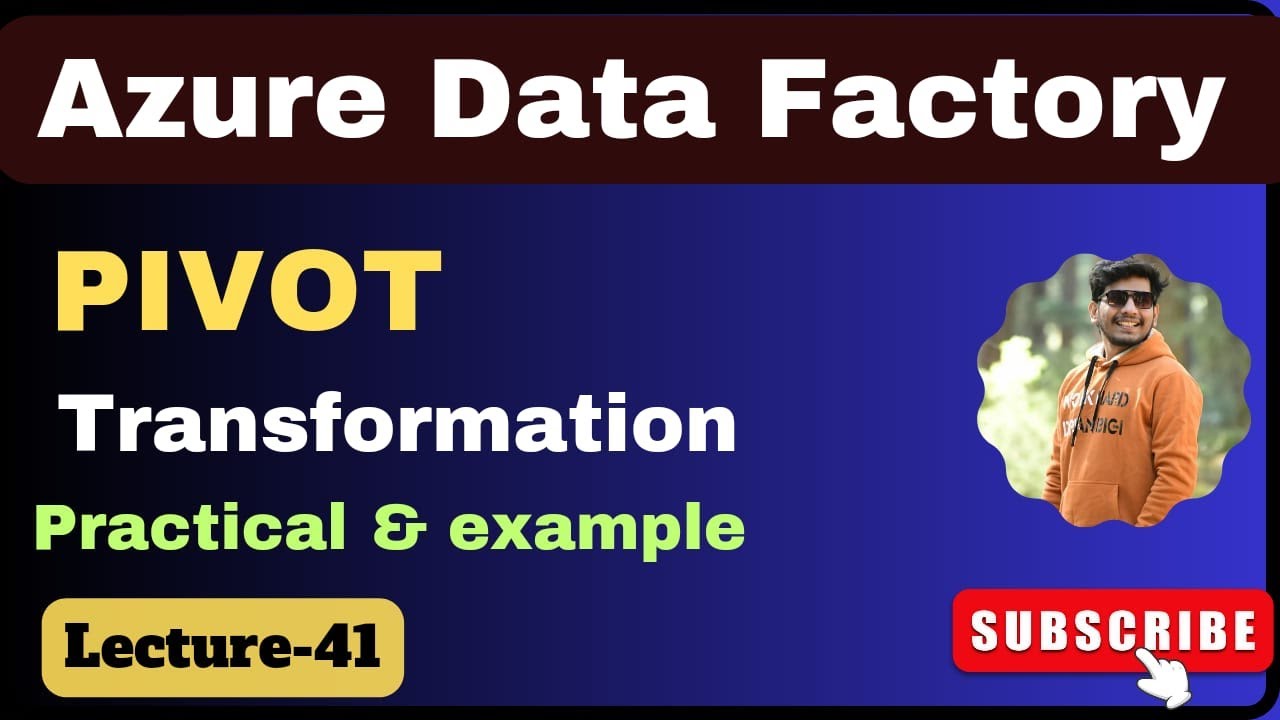 41. Pivot transformation in ADF | Azure data factory - YouTube