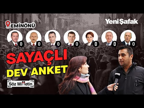 Kesintisiz bir saat seçim anketi: Eminönü’nün cumhurbaşkanı adayı kim?