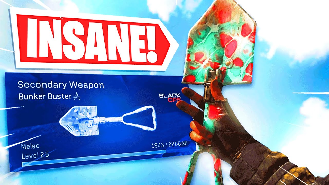 the NEW 'E-TOOL" [SHOVEL??] IN WARZONE! WHY DID THEY ADD THIS?!