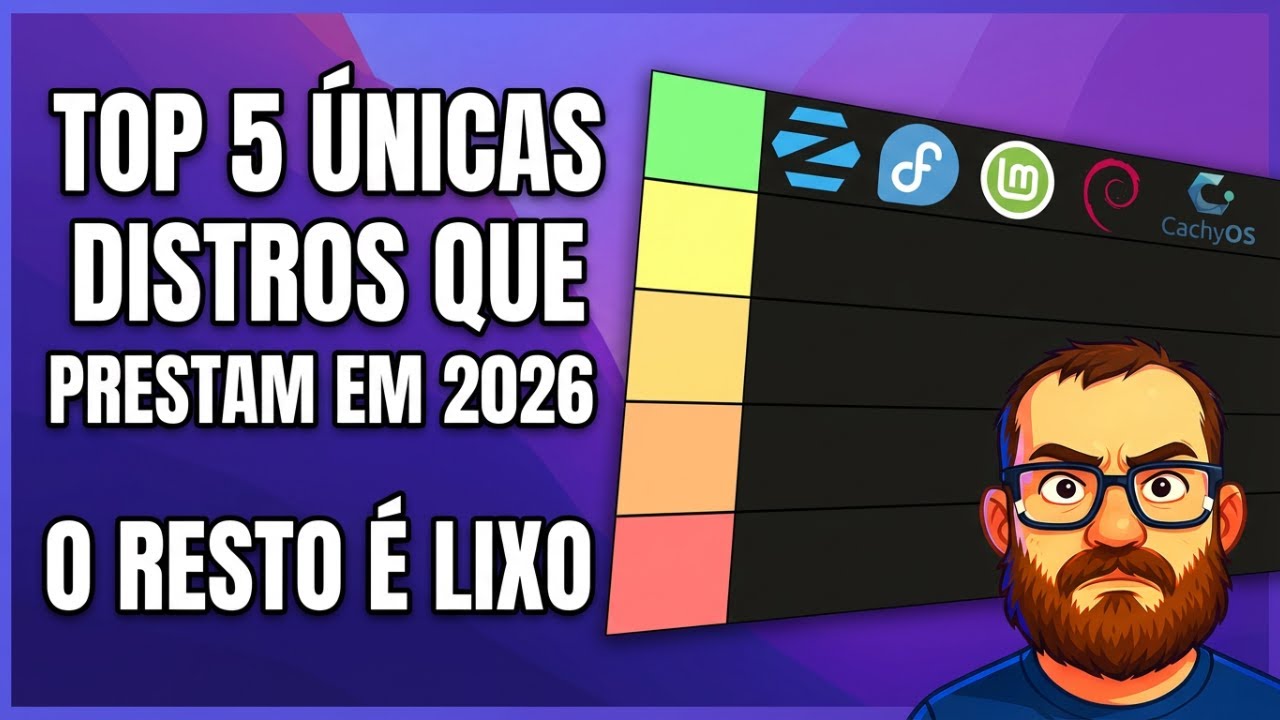 As Únicas 5 Distros Linux Que Prestam em 2026 (A Verdade)