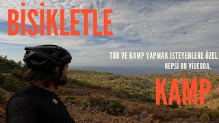 Datça Marmaris Yolu Hisarönünde Efsane Kamp Bisikletle Türkiye Turu 4K